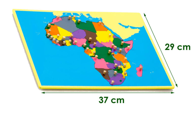 Puzzle Map Of Africa Montessori Materials